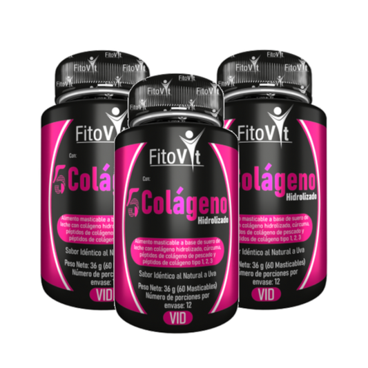 5 COLAGENOS X 60 UND FITOVIT